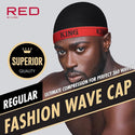 KISS - FASHION WAVE CAP REGULAR KING, RED