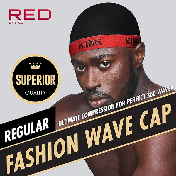 KISS - FASHION WAVE CAP REGULAR KING, RED