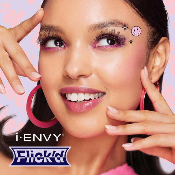 KISS - False Lashes Flick'd D-Curl Strip Lashes IFK02