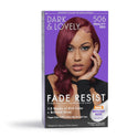 SoftSheen Carson - Dark & Lovely Fade Resist Permanent Hair Dye Kit #506 (REALITY RED)