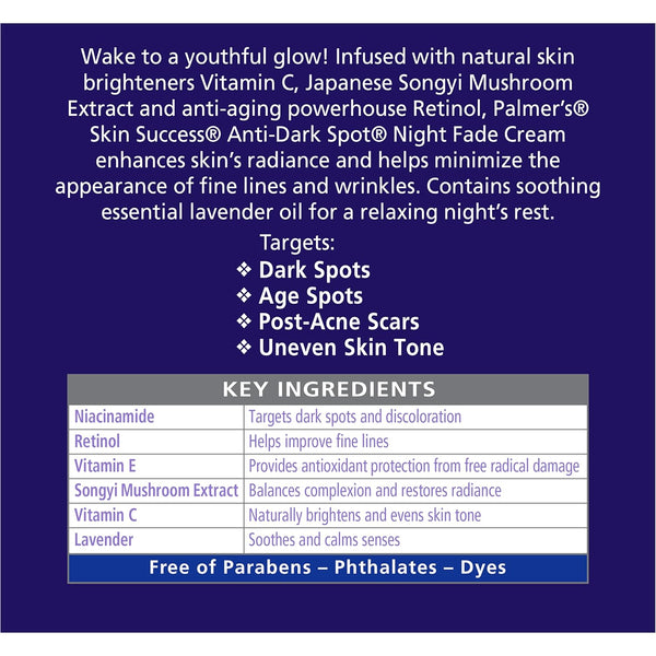 PALMER'S - Skin Success Anti-Dark Spot Fade Cream Night