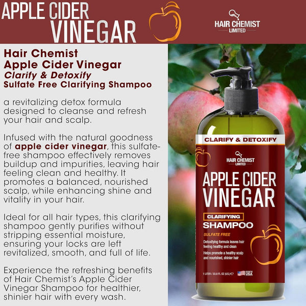 Hair Chemist - Apple Cider Vinegar Clarify & Detoxify Clarifying Shampoo