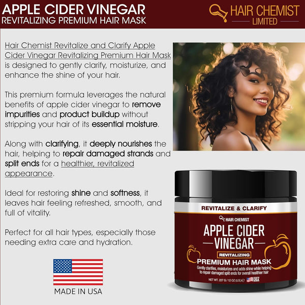 Hair Chemist - Revitalize & Clarify Apple Cider Vinegar Revitalizing Premium Hair Mask