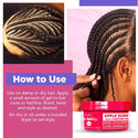 ESHA - Slick N Slay 2-IN-1 Braid & Edge Gel - APPLE & CASTOR OIL