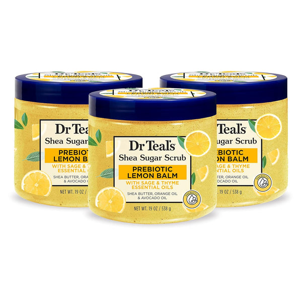 DR. TEALS - BODY SCRUB PREBIOTIC LEMON BALM