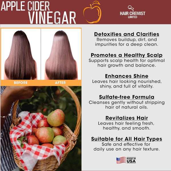 Hair Chemist - Apple Cider Vinegar Clarify & Detoxify Clarifying Shampoo