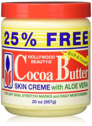 HollyWood Beauty - Cocoa Butter Skin Creme W/ Aloe Vera