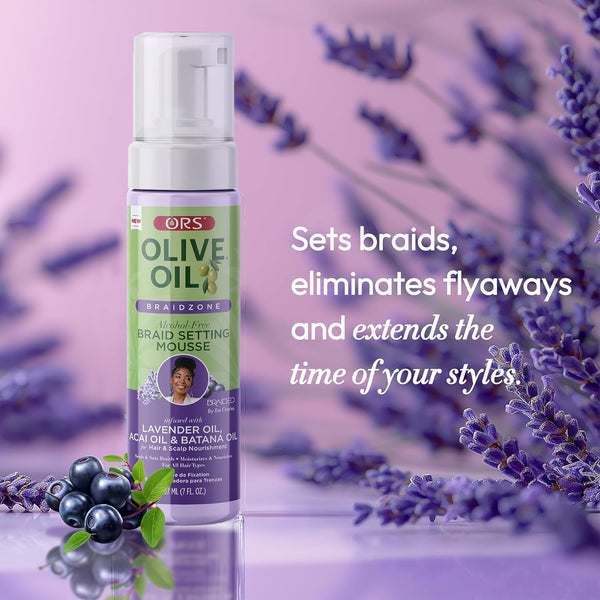 ORS - Olive Oil Braidzone Braid Setting Mousse with Lavender