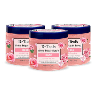 DR. TEALS - BODY SCRUB ROSE SHEA SUGAR