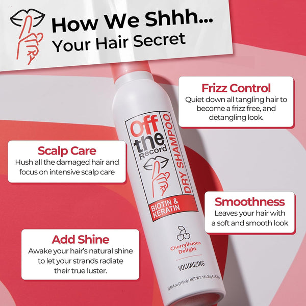 OFF THE RECORD - DRY SHAMPOO - CHERRYLICIOUS DELIGHT