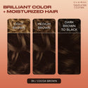 CLAIROL - Texture & Tones Permanent Hair Dye 3N COCOA BROWN