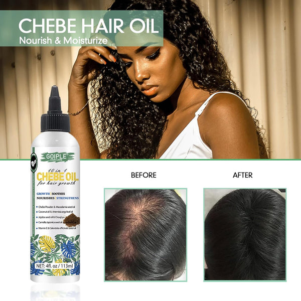 GOIPLE - 10-In-1 Chebe Oil For Hair Growth