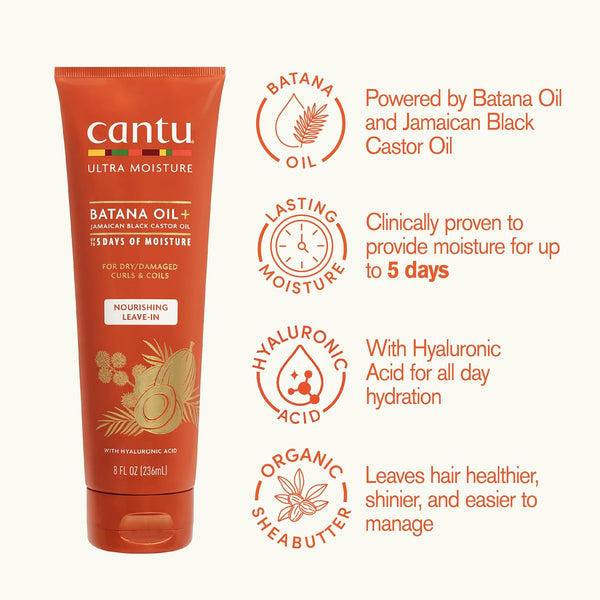 Cantu - Ultra Moisture Nourishing Leave-In Conditioner with Batana Oil