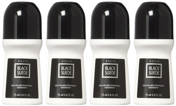 AVON - Black Suede Roll-On Anti-Perspirant Deodorant