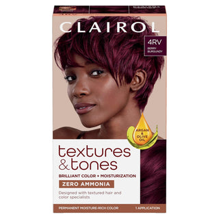 CLAIROL - Texture & Tones Permanent Hair Dye 4RV BERRY BURGUNDY