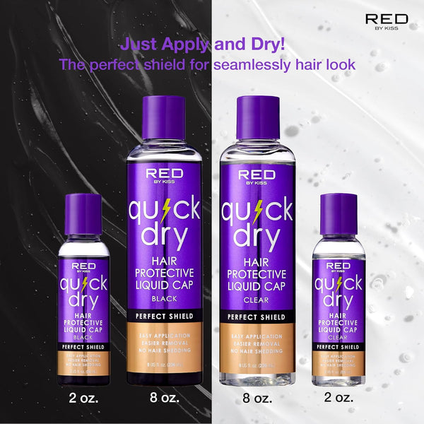KISS - QUICK DRY HAIR PROTECTIVE LIQUID CAP CLEAR