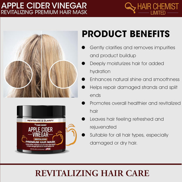 Hair Chemist - Revitalize & Clarify Apple Cider Vinegar Revitalizing Premium Hair Mask