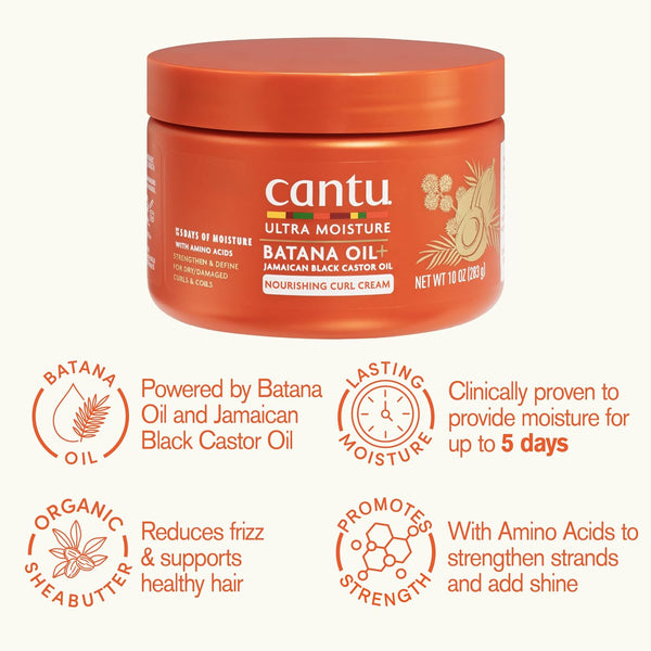 Cantu - Ultra Moisture Nourishing Curling Cream with Batana Oil