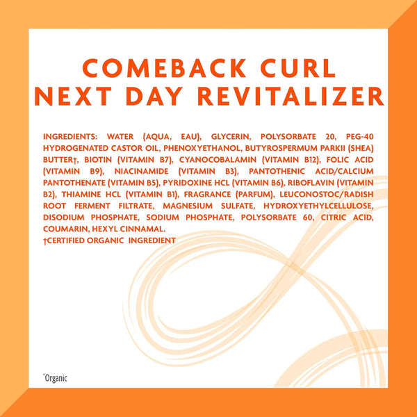 Cantu - Shea Butter Comeback Curl Next Day Curl Revitalizer