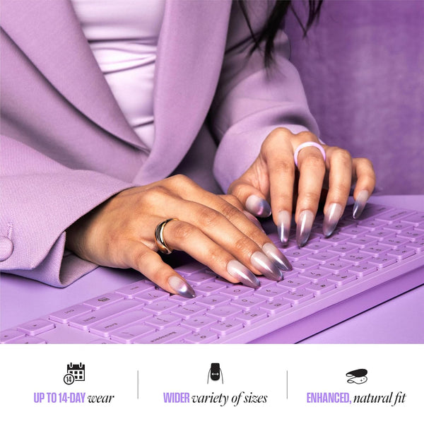 KISS - CORE DESIGN TREND SPRING GLUE-ON NAIL SHORT - CHEERS