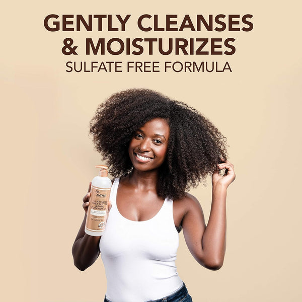 Suave - Natural Shea Butter & Pure Coconut Oil Sulfate-Free Cleansing Shampoo