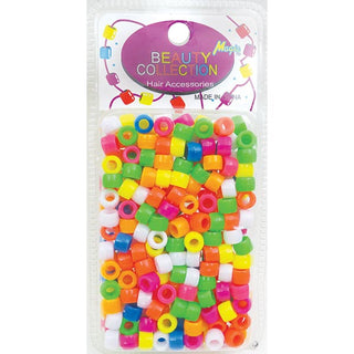 BEAUTY COLLECTION - Small Round Hair Bead Neon