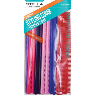 STELLA COLLECTION - Comb Styling Comb (Bulk) Assorted