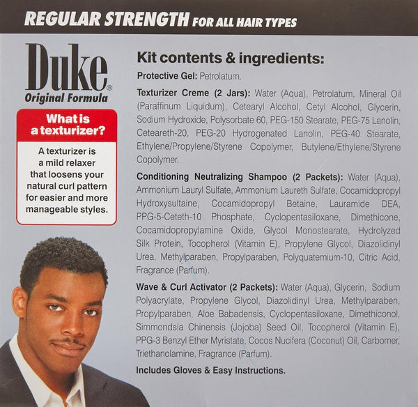 DUKE - Original Formula Texturizing Creme Kit For Men Regular Strength 2APP