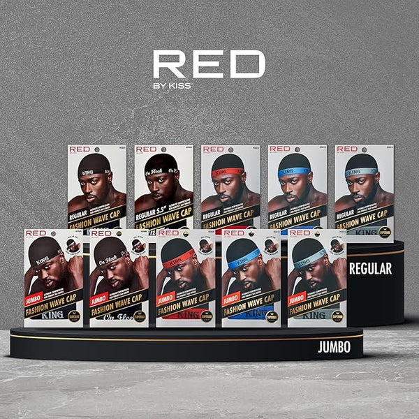 KISS - FASHION WAVE CAP REGULAR KING, RED