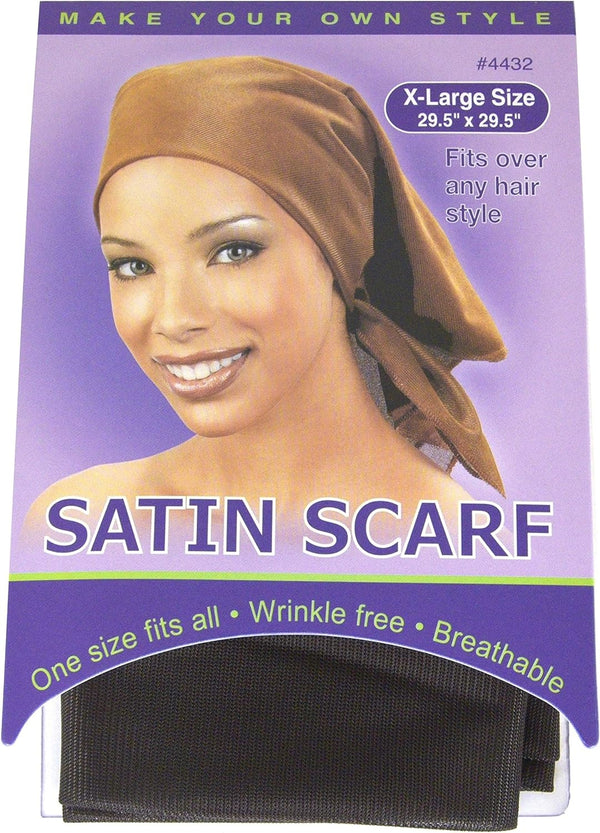 ANNIE - Ms. Remi Satin Scarf X-LARGE ASSORTED #4432