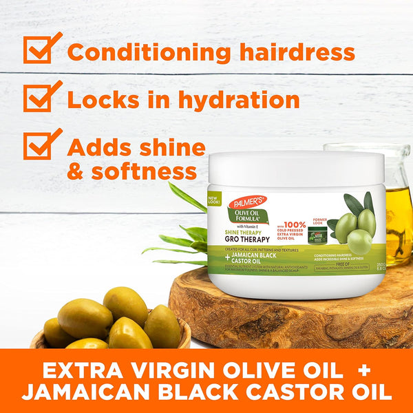 PALMER'S - Olive Oil Shine Therapy Gro Therapy For Healthy Hair And Scalp