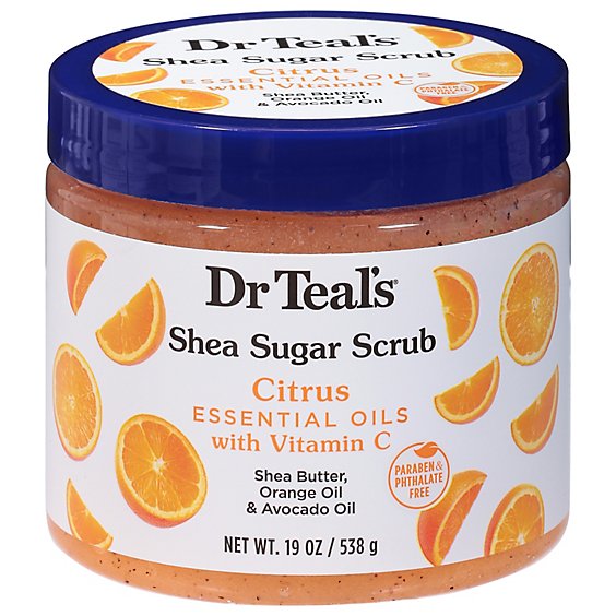 DR. TEALS - Shea Sugar Scrub Body Scrub CITRUS