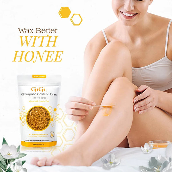 GiGi - All Purpose Golden Honee Hard Wax Beads