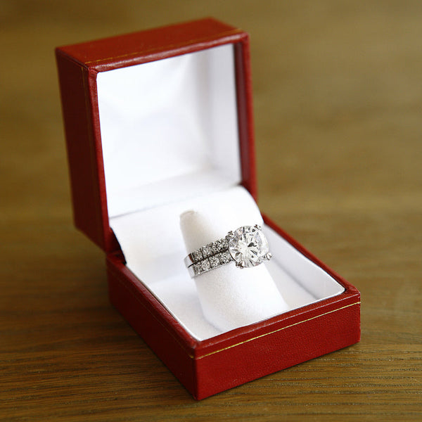 JOY JEWELRY - Cubic Zirconia Silver Ring (99R-030)