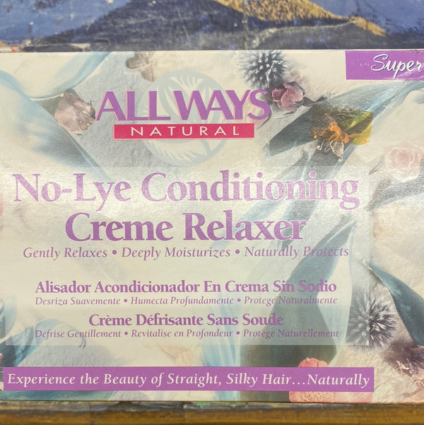 ALL WAYS NATURAL - No-Lye Conditioning Creme Relaxer SUPER