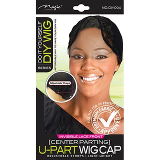 MAGIC COLLECTION - Invisible Lace Front Center Parting U-Part Wig Cap