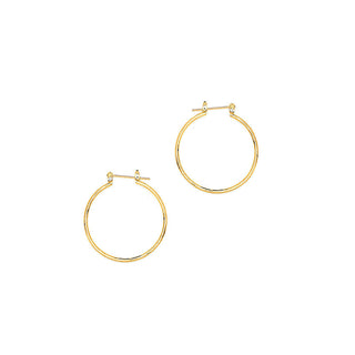 JOY JEWELRY - Gold Pincatch Hoop Earrings A11