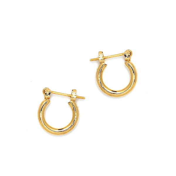 JOY JEWELRY - Gold Pincatch Hoop Earrings A01