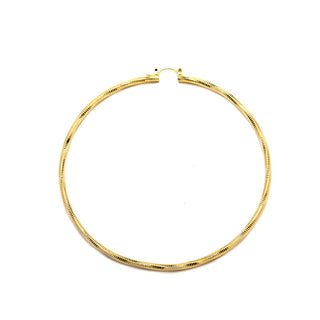 JOY JEWELRY - Gold Giant Hoop Earrings A28