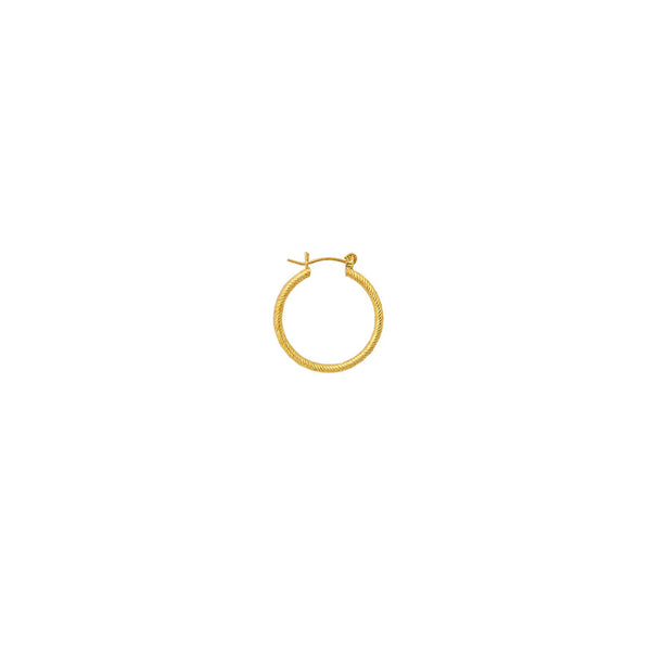 JOY JEWELRY - Gold Pincatch Hoop Earrings A05