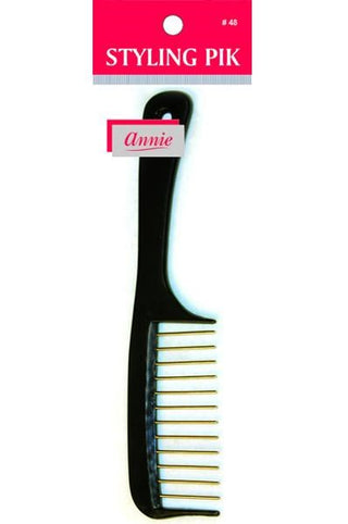 ANNIE - Styling Pik Black Metal Tooth