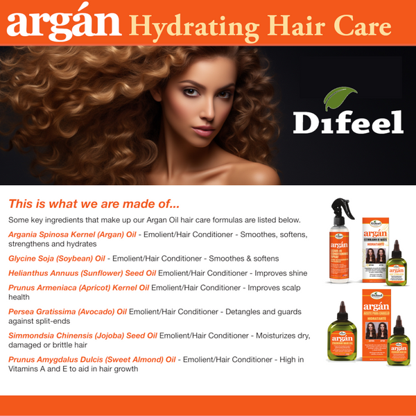 Difeel - Argan Hydrating Premium Hair Oil