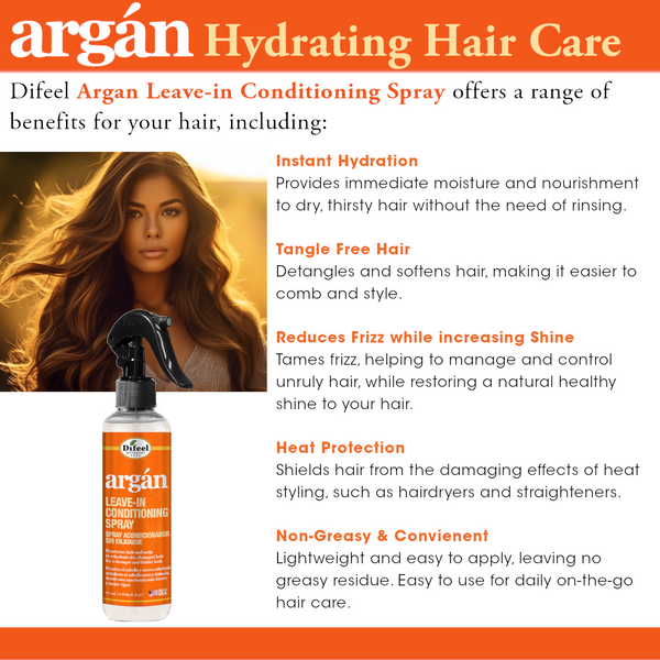 Difeel - Argan Hydrating Leave-In Conditioning Spray