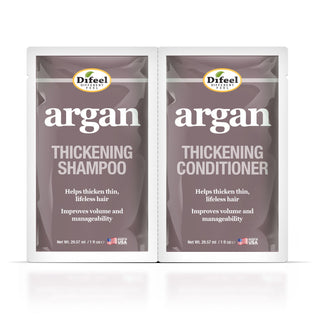 Difeel - Argan Thickening Shampoo & Conditioner Combo Packet