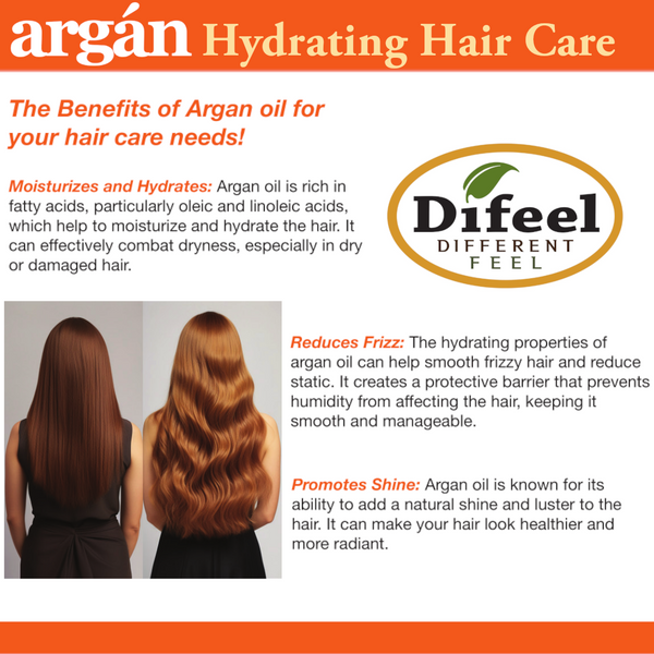 Difeel - Argan Hydrating Shampoo