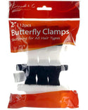 MAGIC COLLECTION - Butterfly Clamps BLACK/WHITE 2