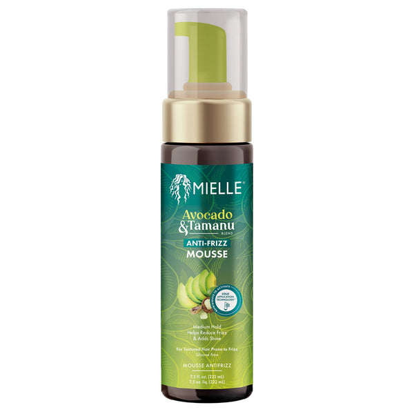 MIELLE - Avocado & Tamanu Anti-Frizz Mousse