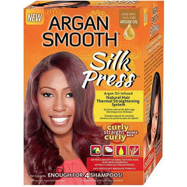 ARGAN SMOOTH - Silk Press Natural Hair Thermal Strarightening System