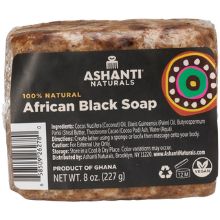 ASHANTI - NATURALS AFRICAN BLACK SOAP BAR