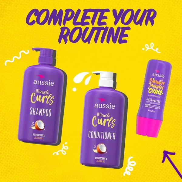AUSSIE - MIRACLE CURLS 3 MINUTE DEEP CONDITIONER